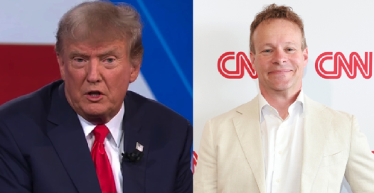 OccupyDemocrats's tweet image. BREAKING: CNN is exposed in a humiliating leak as it&apos;s revealed that backstage before his interview, Donald Trump told the network&apos;s CEO Chris Licht that he was going to boost their ratings — Licht nodded and told Trump to just &quot;have fun&quot; with the interview. 

Trump then…