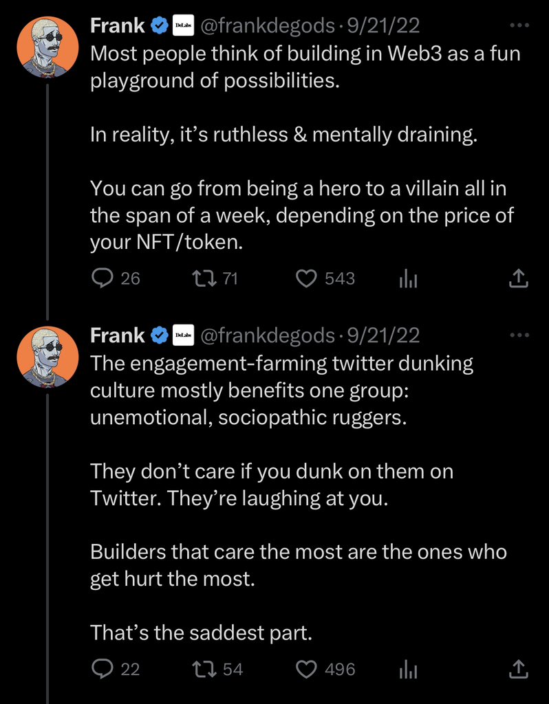 Tweeted this 8 months ago. Still true.