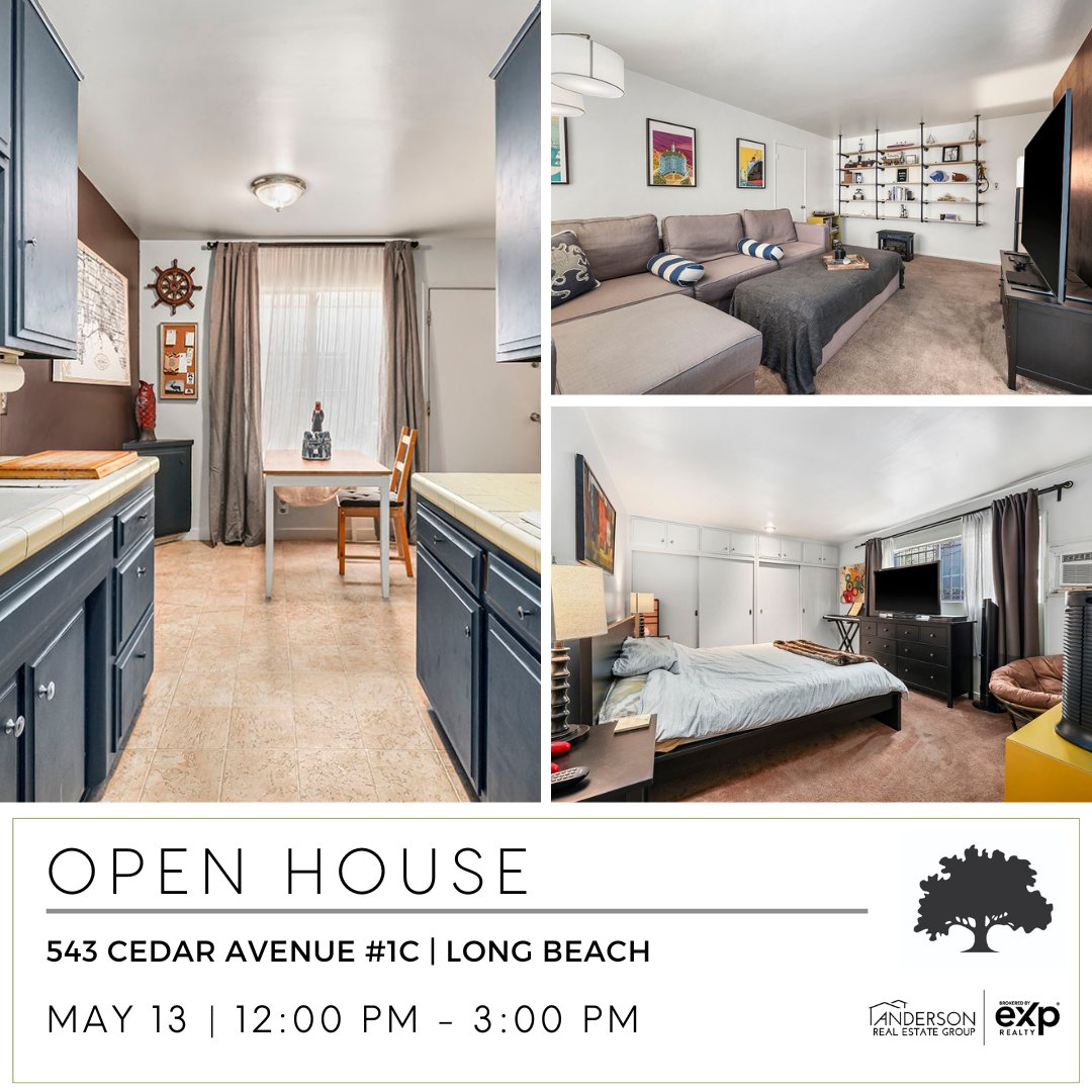 andersonreg's tweet photo. Join us this weekend at our Open House

Address: 543 Cedar Avenue #1C, Long Beach

Property Link: https://t.co/1jxBgrqRvP

- Saturday (5/13) from 12-3pm
hosted by Sergio Regnier Correa de Araujo

#realestate #realestateagent #realestatelife #longbeach #eXpRealEstate #openhouse https://t.co/DGjqmd0E9r