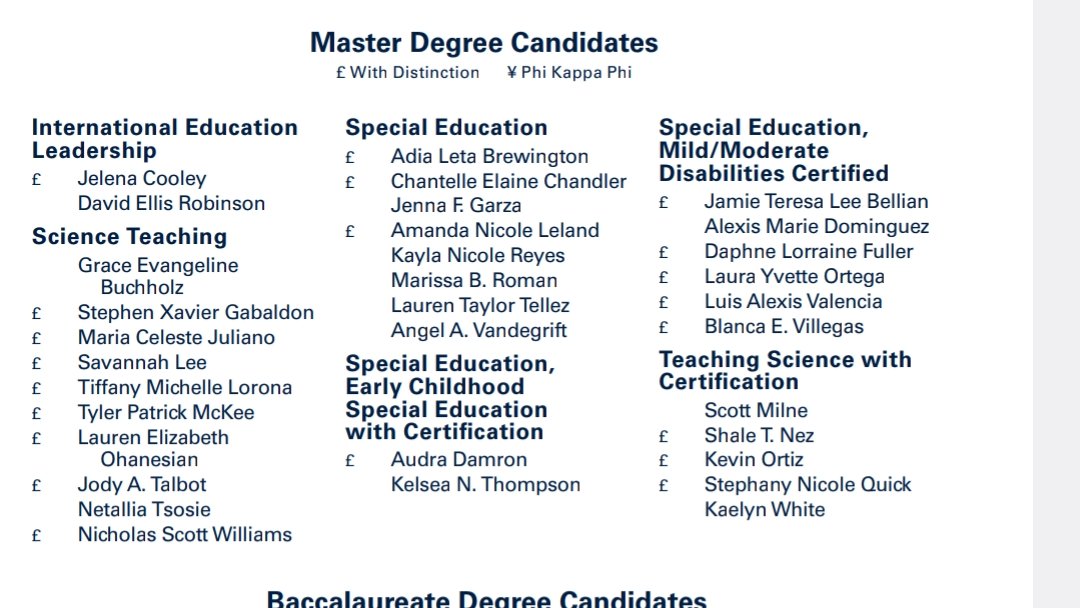 Today is the day! After 2 years of hard work, I am graduating a #NAUGrad with my Masters in Early Childhood Special Education, with distinction! (4.0! 🙌)