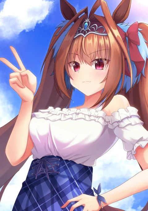 ダスカ誕生日おめでと～ 今まで描いて気に入ってるやつ  #ダイワスカーレット生誕祭2023 #ウマ娘