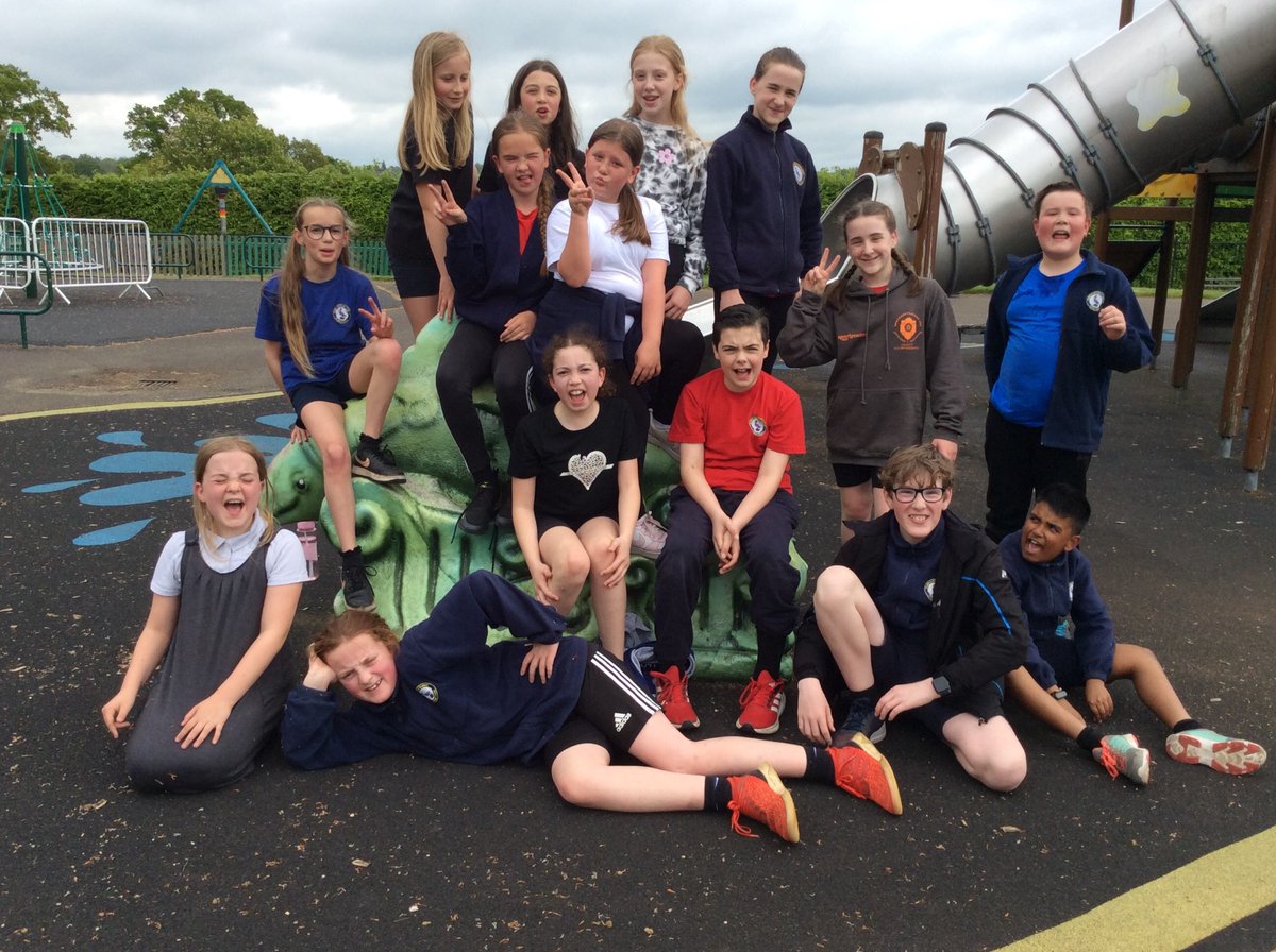 SchoolCranford's tweet photo. To celebrate the end of SAT's week. The Year 6 nipped over to Wickstead Park for some much needed relaxation and treats! https://t.co/a3KWYtTE7V