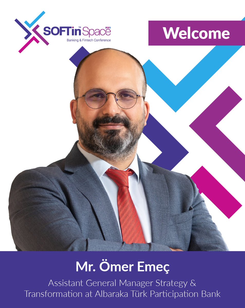 SoftinSpace's tweet photo. We are delighted to announce that Ph.D.Ömer Emeç, will be one of our keynote speakers at the SOFTin Space 2023 fintech conference. We invite you to register for the event at: https://t.co/MvotaJgdqj
#banking #fintech #conference #event #Finance https://t.co/WXThJBVZBr