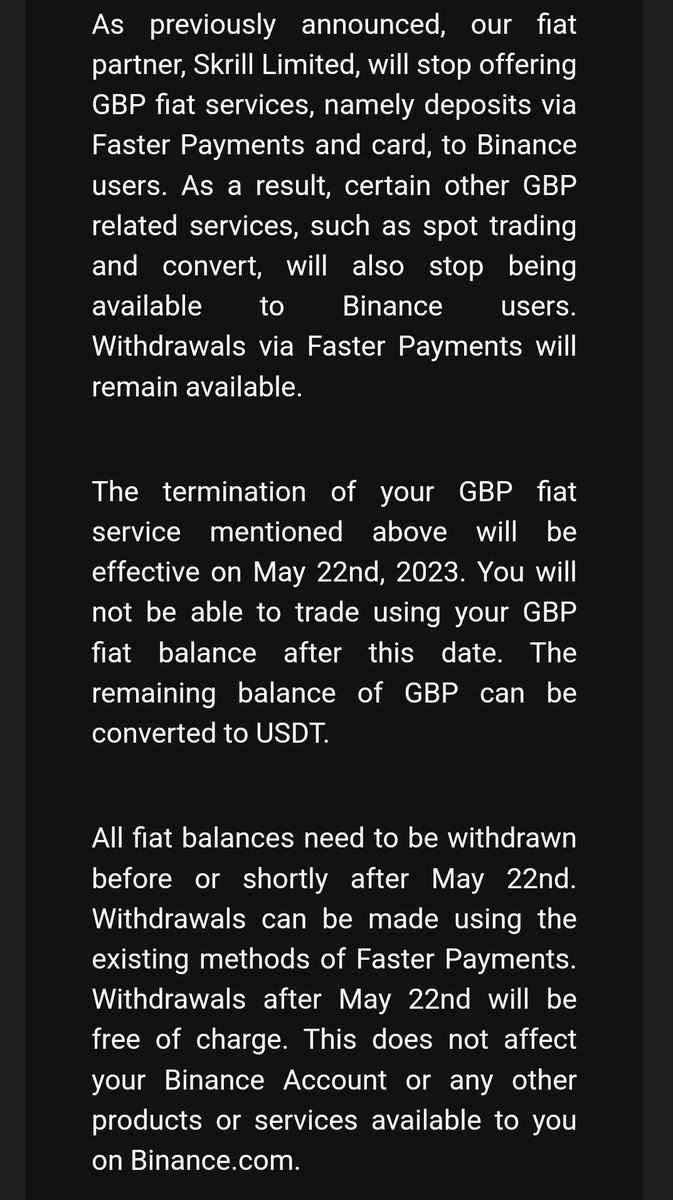 etrade2021's tweet photo. Glad I don't use @binance @cz_binance. Wft...
#Binance #jasmy $jasmy https://t.co/upu69dXTHE