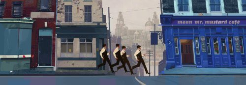 #AlbertoMielgo just captures the essence of Liverpool with his Beatles images! Amazing work.