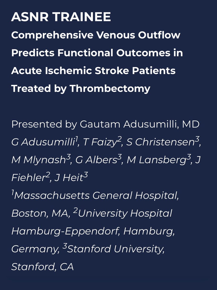 stanfordneuroimaging (@stanfordneuroi1) on Twitter photo Congrats <a href="/MDDarkKnight/">Gautam Adusumilli</a> for Outstanding Presentation Award Trainee Award <a href="/JeremyHeitMDPHD/">Jeremy Heit, MD, PhD</a> Congrats <a href="/MDDarkKnight/">Gautam Adusumilli</a> for Outstanding Presentation Award Trainee Award <a href="/JeremyHeitMDPHD/">Jeremy Heit, MD, PhD</a>