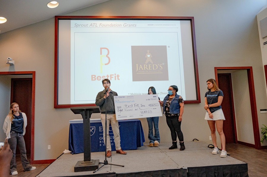 Huge thanks to #EmoryPhilanthropyLab for awarding BestFit $8,000. <a href="/EmoryGoizueta/">Emory Goizueta</a> students gifted over $85,000 in Grants to 13 #Atlanta #nonprofits through the Philanthropy Lab Course. It was fulfilling to be able to attend and see the #socialimpact that these donations will have.