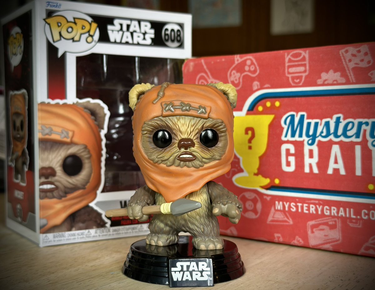 📫📞📦  Here’s my #StarWars #MayTheFourthBeWithYou  ✨ #MysteryGrail ✨ pull. 🤷‍♂️  #Wicket 🐻 #yubnub 🤓👍 #Funko #funkoPOP #returnofthejedi