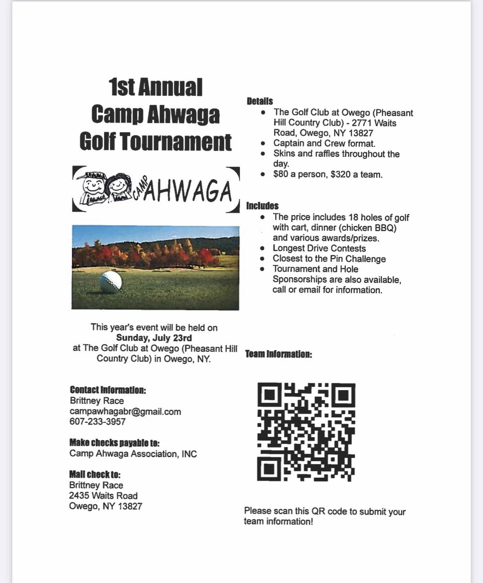 Come play golf and support <a href="/Camp_Ahwaga/">Camp_Ahwaga</a>!