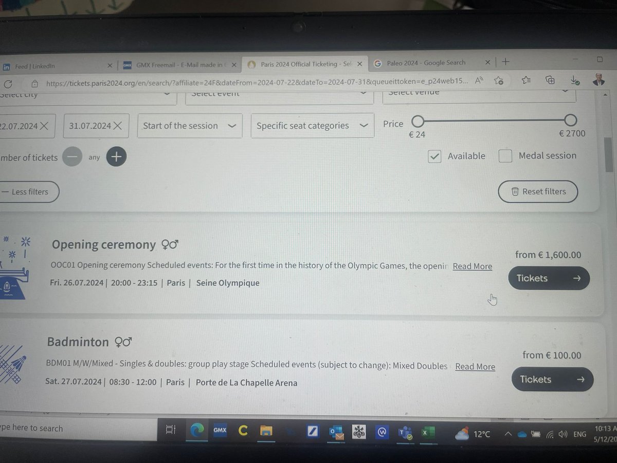 Qqn est intéressé par l’opening ceremony des JO……1600€
Vous n’avez pas été tiré au sort ? dommage une affaire loupée ! #JO2024 #jo #foutagedegueule