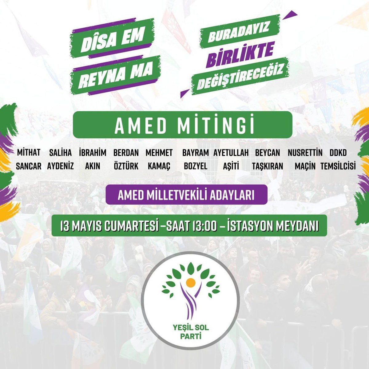 dembismil's tweet photo. Haydi Amed ✌🏻
#HaydiAmedBüyükFinalMitingine
#HaydêAmedMitîngaAzadiyê https://t.co/9FiIv244fU
