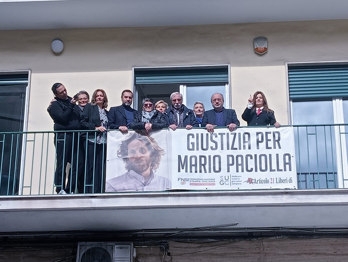 Mario Paciolla, martedì flash mob davanti al tribunale di Roma sindacatogiornalisti.it/mario-paciolla…