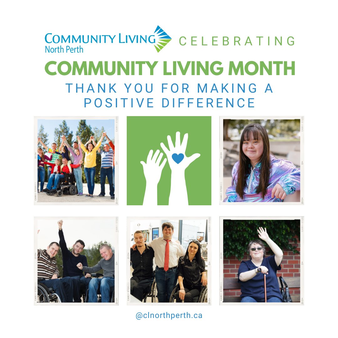 CLNorthPerth's tweet photo. Did you know May is #CommunityLivingMonth? Community Living Month is an annual awareness campaign to recognize the accomplishments of the 115+ Community Living branches in Ontario.
#communitylivingmonth #communitylivingnorthperth #communitylivingontario #inclusion #equality https://t.co/ku73i5BSVJ