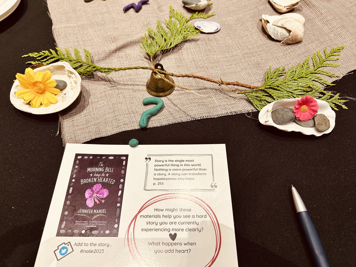 Using “loose parts” to work through a real life dilemma at #noiie2023.