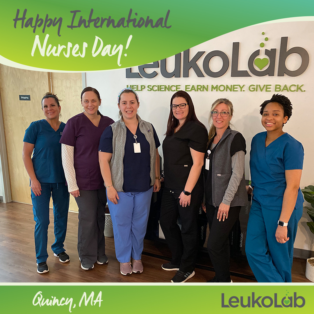 LeukoLab_donate's tweet photo. Happy International Nurses Day! We wanted to send a #LeukoWarm thank you to our LeukoLab Clinical team!
•  
#InternationalNursesDay 
#LeukoLab  
#AllCells  
#DiscoveryLifeSciences  
#Biotech  
#California  
#Massachusetts  
#Texas  
#Alabama  
#DonateBlood https://t.co/9wF25JLAqt