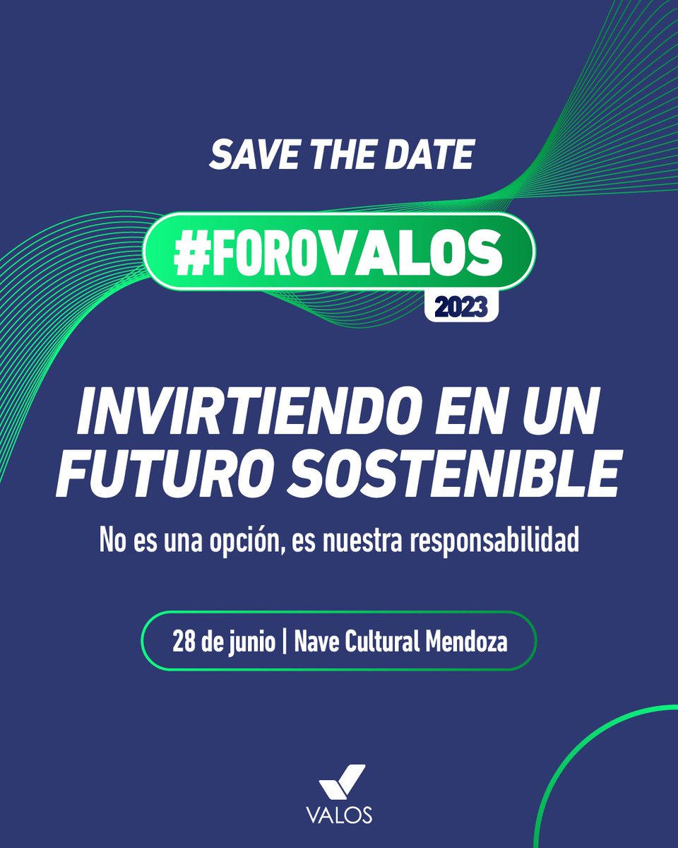 El 28 de junio en la Nave Cultural ¡Vuelve el 𝗙𝗼𝗿𝗼 𝗩𝗮𝗹𝗼𝘀 con su 𝗫𝗩𝗜𝗜𝗜 𝗘𝗱𝗶𝗰𝗶𝗼́𝗻!🥳

Este año se abordará 𝗧𝗿𝗮𝗻𝘀𝗳𝗼𝗿𝗺𝗮𝗰𝗶𝗼́𝗻 𝗗𝗶𝗴𝗶𝘁𝗮𝗹, 𝗙𝗶𝗻𝗮𝗻𝘇𝗮𝘀 𝗦𝗼𝘀𝘁𝗲𝗻𝗶𝗯𝗹𝗲𝘀 y Nuevos Modelos de Gobernanza.