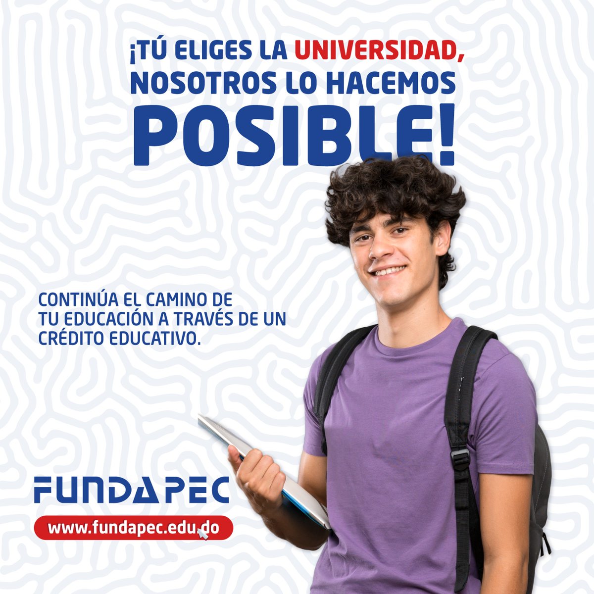 elnuevodiariord's tweet photo. ¡Tú eliges, y @FundapecRD lo hace posible! Para alcanzar tus metas académicas solo necesitas apoyo financiero.
#Fundapec #micréditoeducativo #educación #grado #Universidad #Maestría #Doctorado #summercamps https://t.co/0WiXtKwRwz