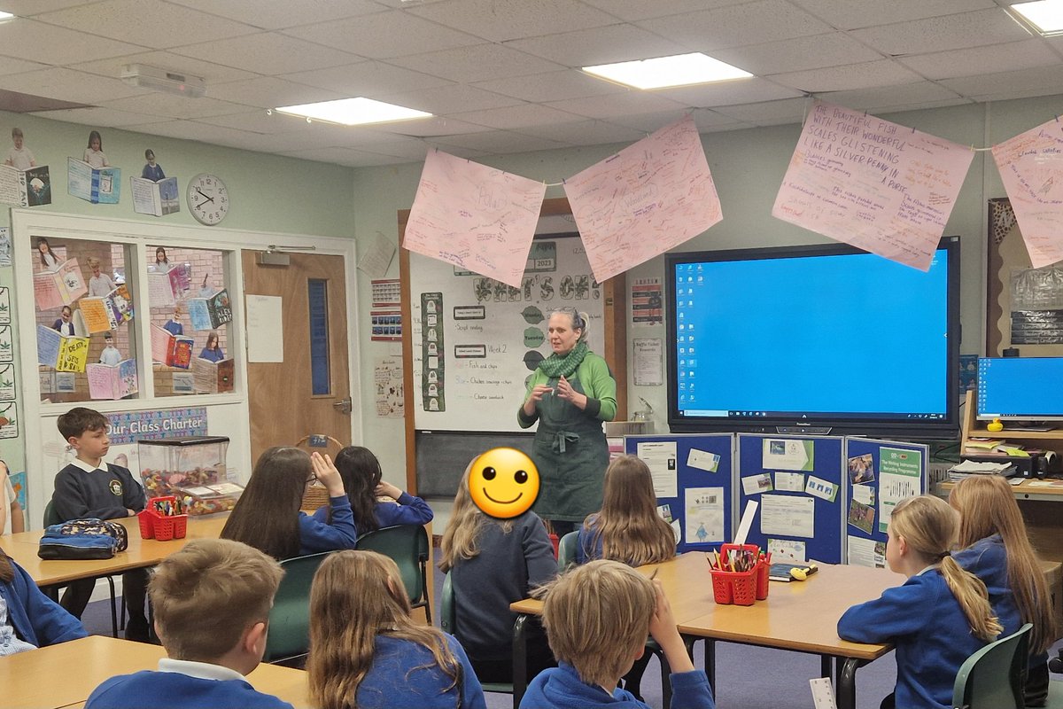 This morning, P4-7 Planet Protectors enjoyed a super visit from Rosemary <a href="/WeighAhead/">WeighAhead</a> all about reducing our plastic consumption and giving us some ideas for planning Newton's first Plastic Free Snack Week #communitylinks <a href="/KSBScotland/">Keep Scotland Beautiful</a>