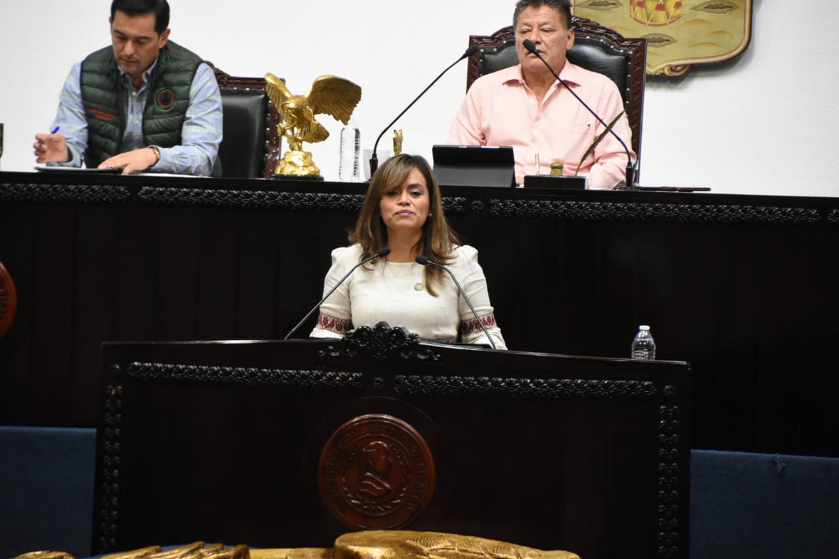 CongresoHidalgo's tweet image. La legisladora @marcelinotovar_ propone en tribuna declarar al bordado del #ValledelMezquital como patrimonio cultural e inmaterial del estado de Hidalgo. 

#GLMorenaHgo