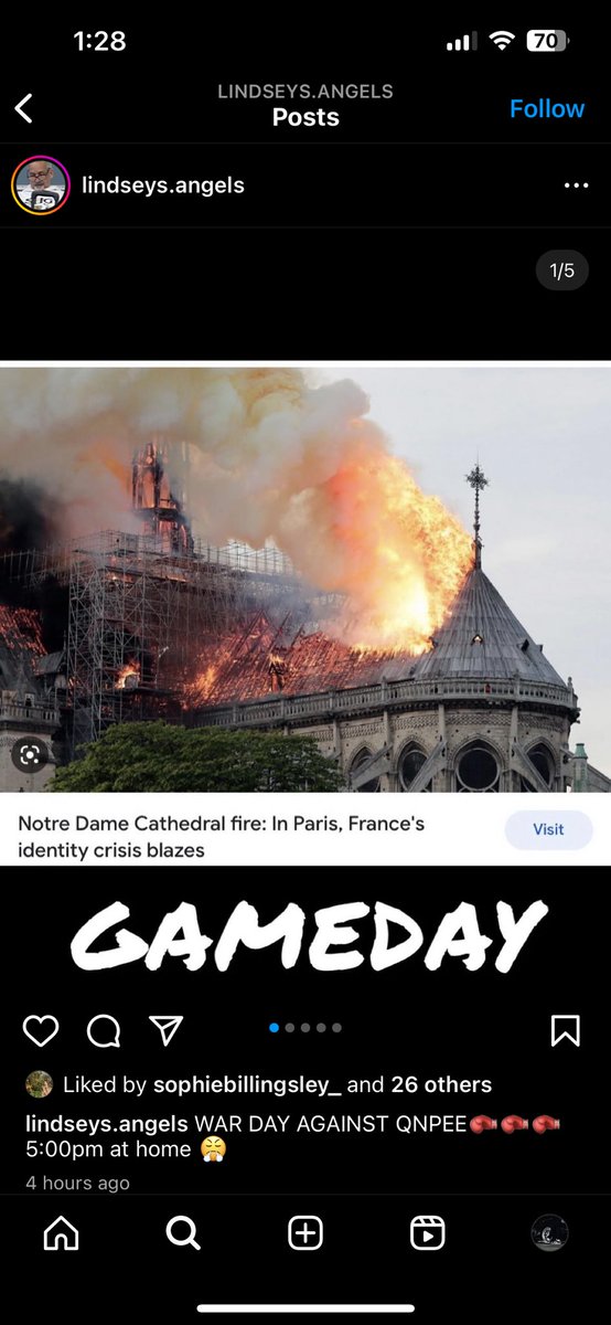 Barstool_QND's tweet photo. @BarstoolSHG @HannahL67812654 maybe this wasn’t the best idea to post. I see they teach y’all some good Catholic morals over at Ol’ Sacred Heart-Griffin https://t.co/EtZcwRCPVj