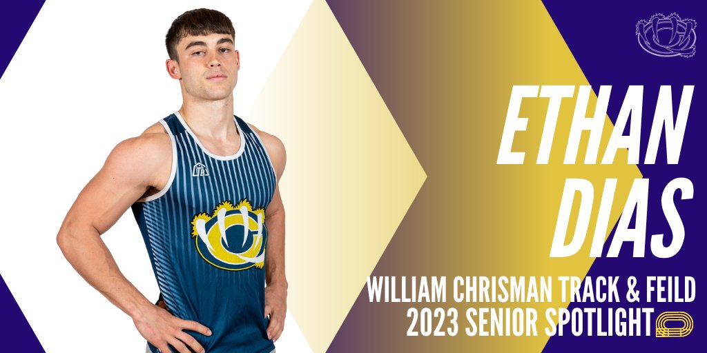 We would like to honor Ethan Dias for his 4 years of commitment to the <a href="/WC_TrackField/">WC Track and Field</a> team.  Ethan is also a member of @ChrismanBearsFB .  Ethan is continuing his athletic career throwing at Missouri Southern.  Good luck Ethan!