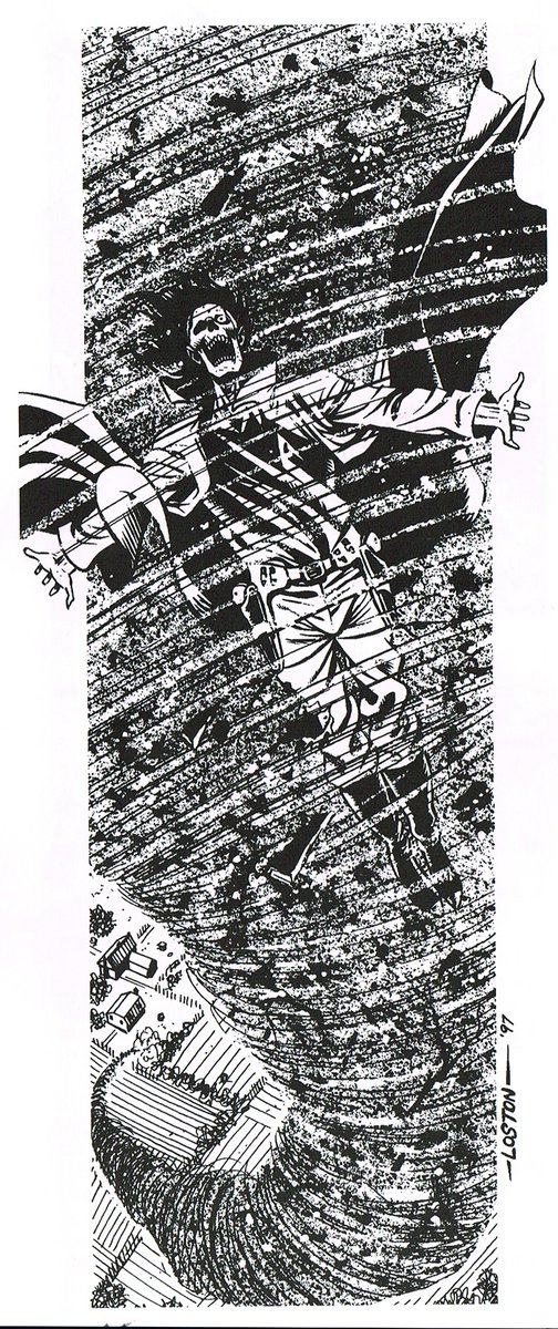 Loston_Wallace's tweet photo. #DEADLANDSTHEWEIRDWEST #DEADLANDS #RPG #PinnacleEntertainment
Another vintage DEADLANDS: THE WEIRD WEST illustration from '96-ish, featuring a Harrowed being carried aloft by a tornado! Had fun with this one!
Please Retweet, Follow, Like & Comment https://t.co/NtafhSkeyH