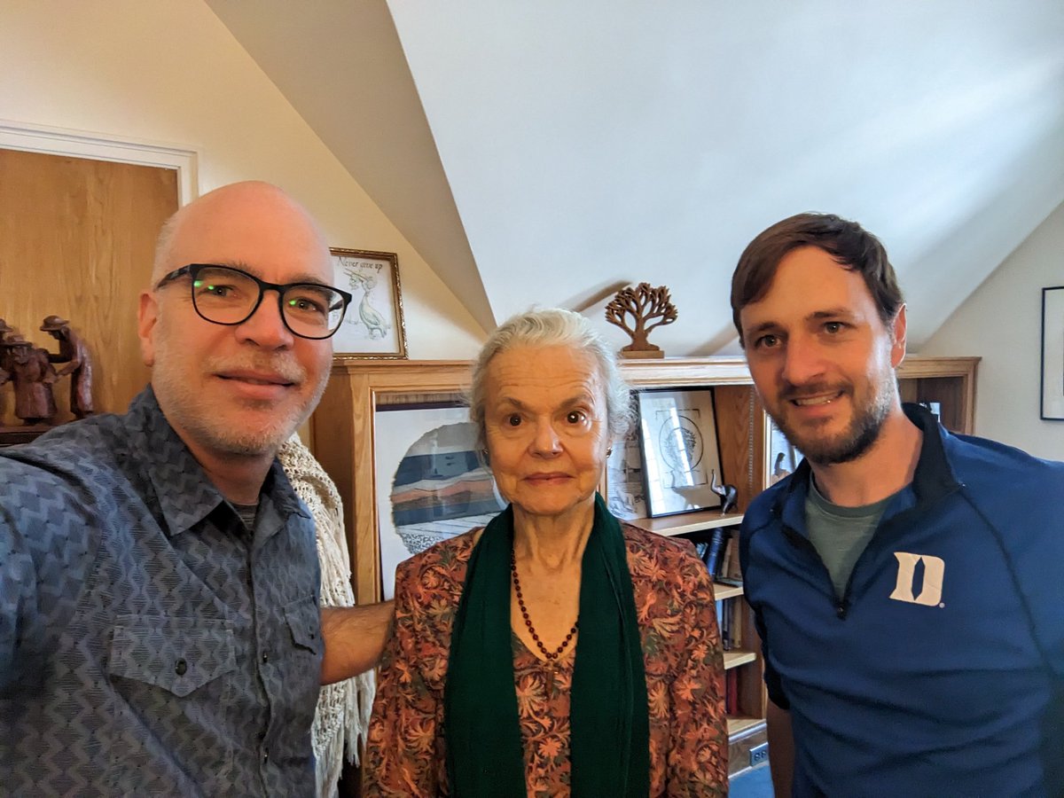 Recorded a conversation with Ellen Davis @DukeDivinity yesterday about an agrarian reading of the OT. Listen for it this fall on a podcast series about food.