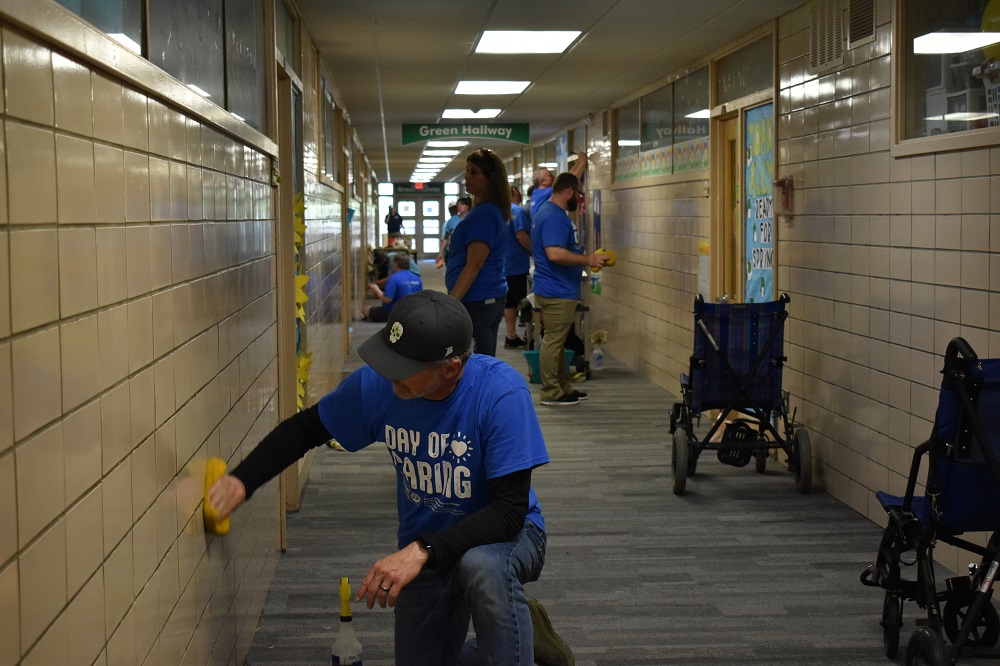 Thank you to our <a href="/UnitedWayROCFLX/">United Way of Greater Rochester & the Finger Lakes</a> Day of Caring volunteers from The Dolomite Group, Paychex, Paychex-HROD, CaterTrax, Kodak, University of Rochester's MAGIC Spell Studios and L3 Harris Technologies for making the Holy Childhood campus sparkle and shine, inside and out!