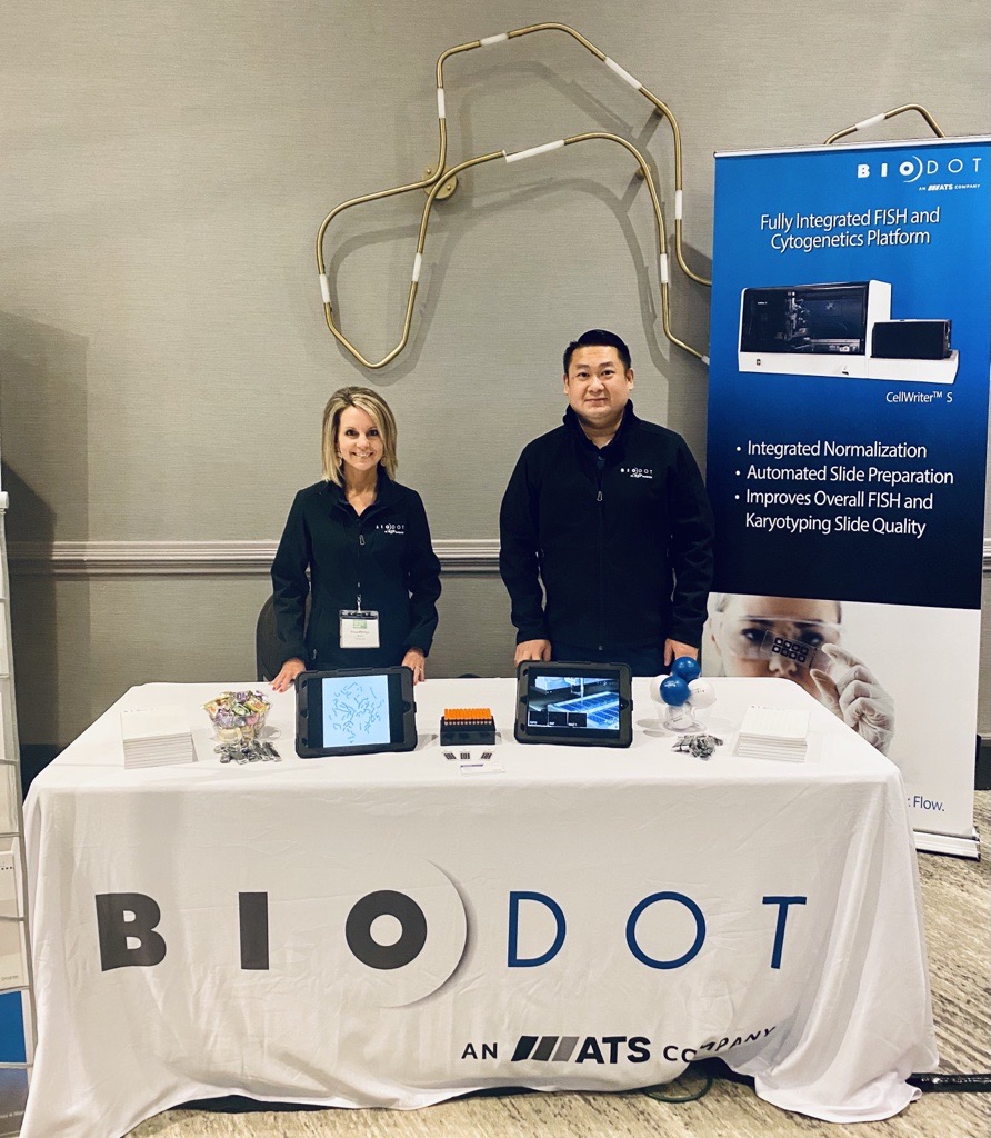 BioDotInc's tweet image. Thank you all who came out to COG 2023!

Learn more about CellWriter: lnkd.in/g-p_dsJn
Learn more about FISH application solutions: lnkd.in/gCdDqJ23

#BioDot #ATSLSGroup #cytogenetic #FISH #karyotyping #dropping #microdropping #clinicalcytogenetics