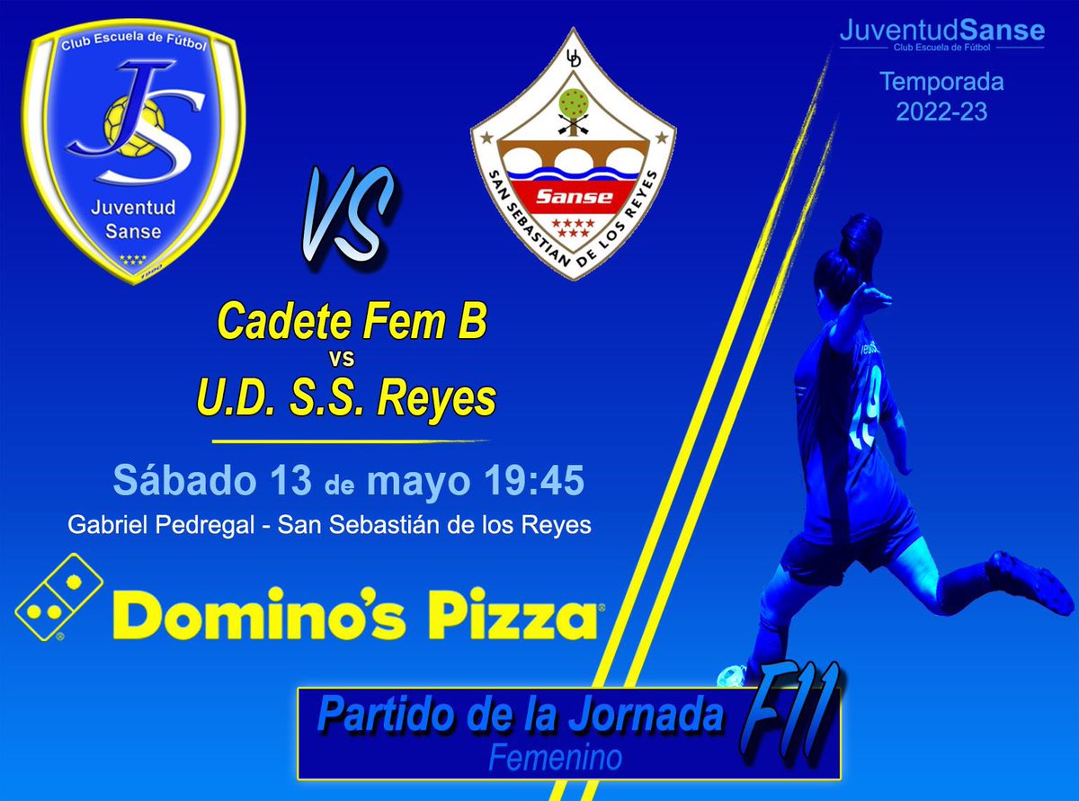 juvensansefutfe's tweet photo. Partidazo importante para las chicas del cadete b que seguro no regalarán un partido competido y del que quieren llevarse una merecida victoria #cadeteb #canteratop #temporada223 https://t.co/28qfGy7sf9