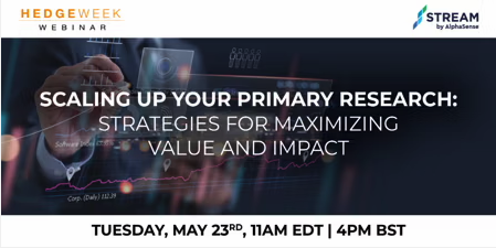 On May 23rd, join us for an in-depth discussion about the challenges facing investment managers in conducting research!

Sign-up here: live.hedgeweek.com/maximising-val…