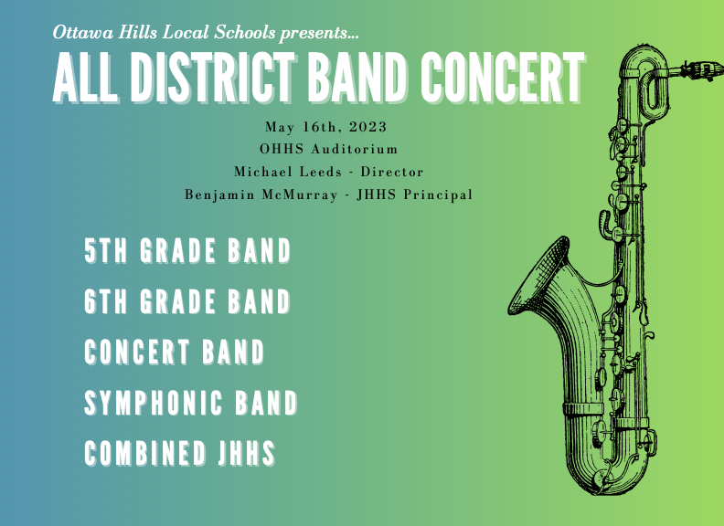 greenbearband's tweet photo. All District Band Concert!!! 
Grades 5-12, Tuesday May 16th @ 7:00pm https://t.co/fNnBNXaz3u