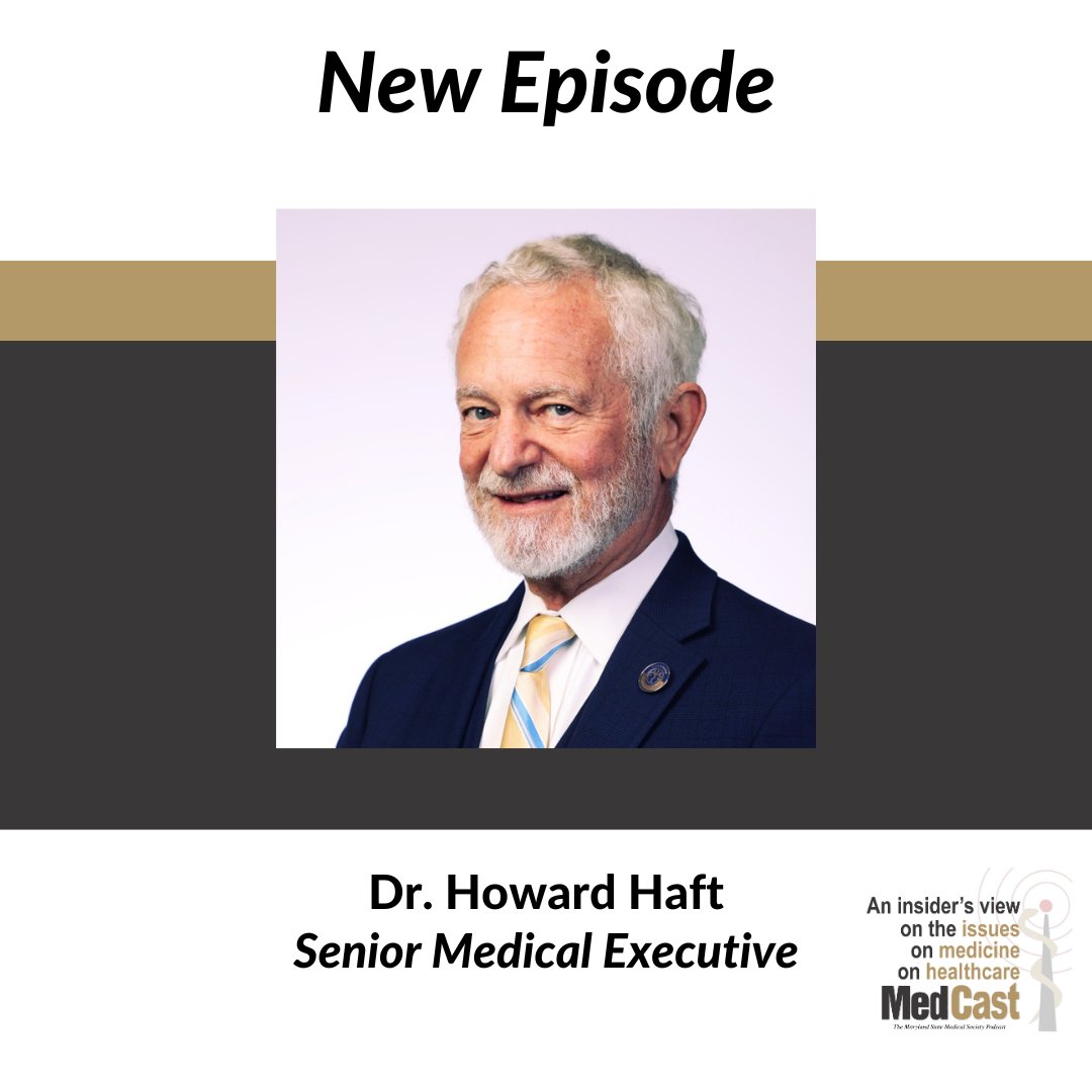 MedChiupdates's tweet photo. We are back for Season 2 of #MedCast!!  A new episode is dropping on Monday featuring Dr. Howard Haft.  Don't miss it! https://t.co/ugbu5n9054