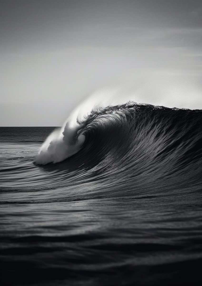 "Simplicity is the keynote of all true elegance." - Coco Chanel

🖤 Follow for my daily art &amp; inspiration.

#minimalism #minimalist #wave #waves #midjouney #midjourneyart #MidjourneyAI #midjourney5 #AIart #aiartdaily #aiartist #AIArtCommuity