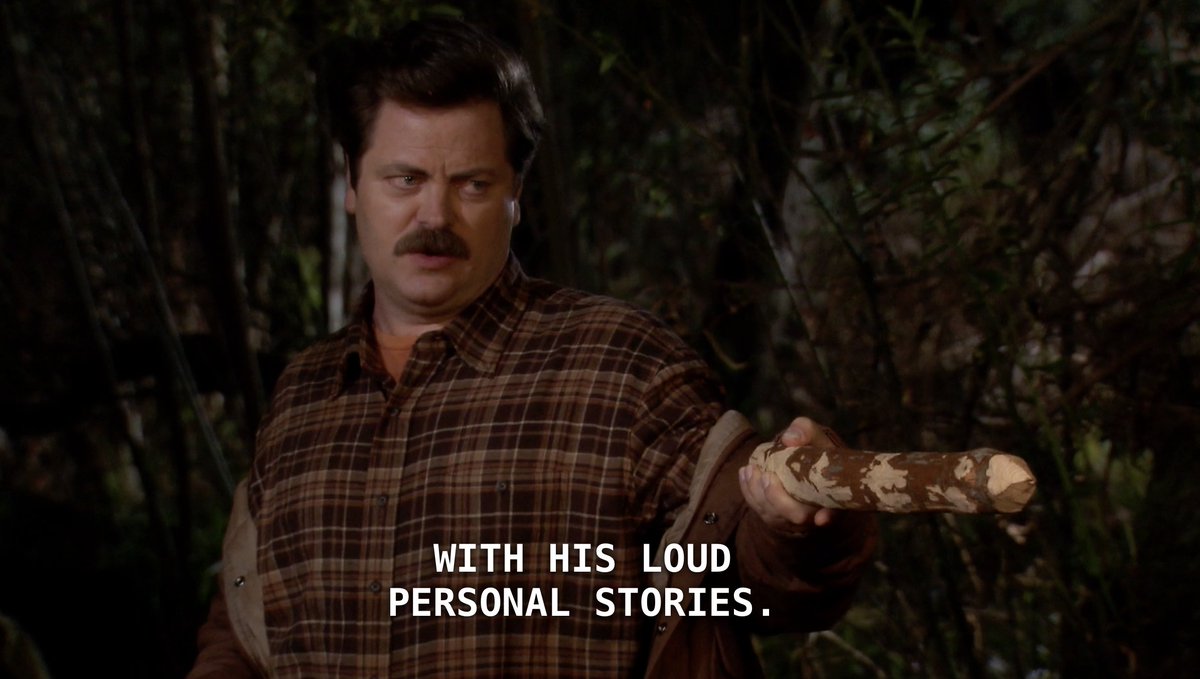 out of context parks and rec tweet media