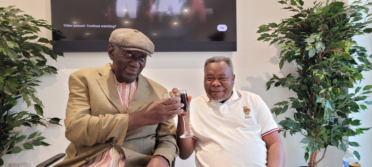 It was exciting to wine and dine with Fmr. President JA Kufuor. Thank you, Papa, for your love, encouragement and advice. Cheers!