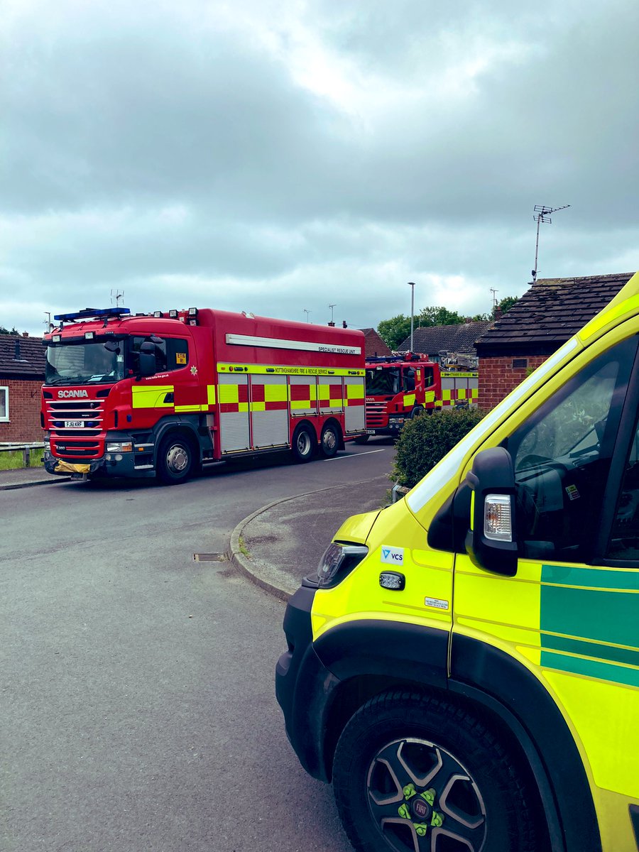 scgmccallum's tweet image. One of the best things about @nottsfire is the variety of our work.  Assisting @EMASNHSTrust lifesaving operational incident, facilitating #incidentcommand revalidation’s, and supporting a recently bereaved mother in our community all in one shift. #oneteam #empathy…