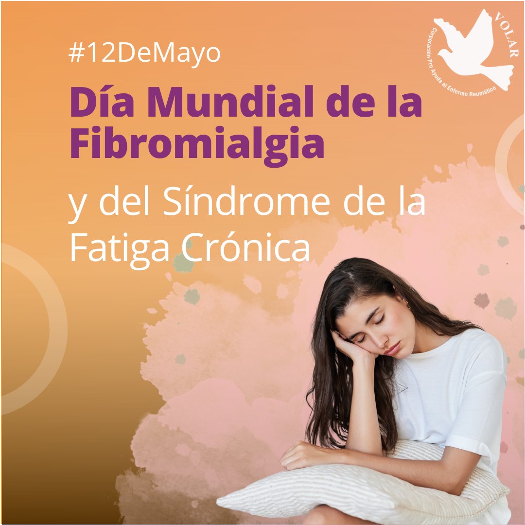 VolarChile's tweet photo. #DíaMundialDeLaFibromialgia
Se trata de una enfermedad reumatológica cuya característica principal es un dolor generalizado del sistema músculo esquelético y genera un cansancio persistente #Fibromialgia  #leyfibromialgiaChile https://t.co/CmnmVJi48A