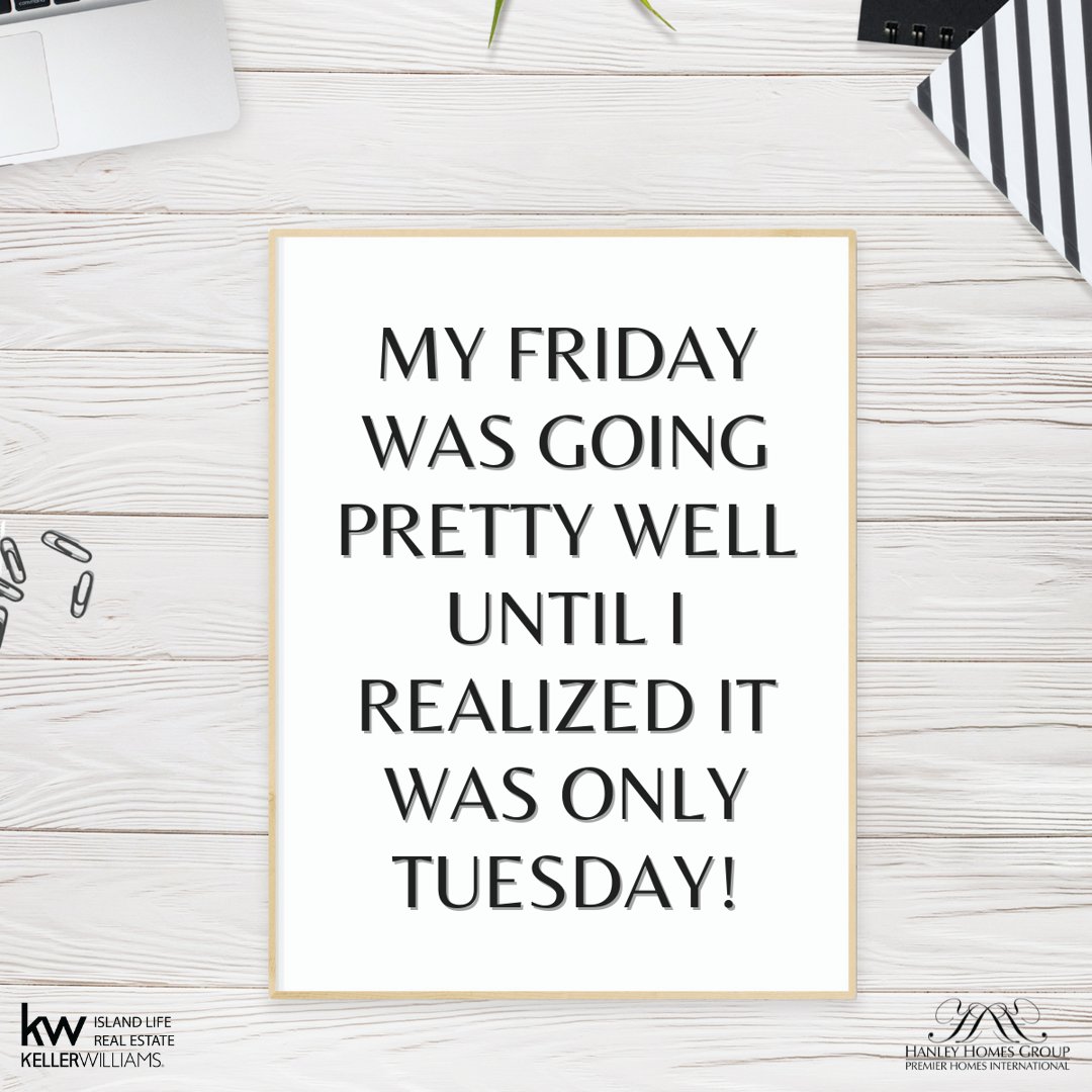 HanleyHomesGrp's tweet image. Don&apos;t you hate it when that happens?

#RealEstate #WorkWeek #IsItTheWeekendYet #WeekDay #HardWorker #WorkGrind
