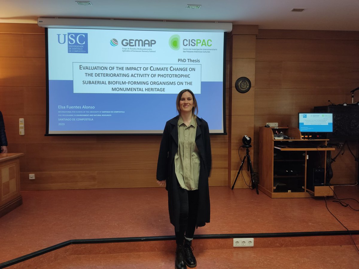 A nosa compañeira Elsa defendeu hoxe a súa tese de doutoramento, cunha gran presentación e un excelente traballo realizado nos últimos anos. Parabéns Dra. Elsa Fuentes!! 🎉🎓