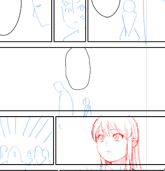 人生で一番女の顔を上手く描けているかもしれない。 