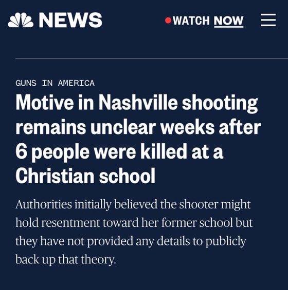 This is why they’re hiding the Nashville manifesto

They don’t want to admit that Christians are being targeted for murder by an increasingly radicalized and violent anti-Christian movement