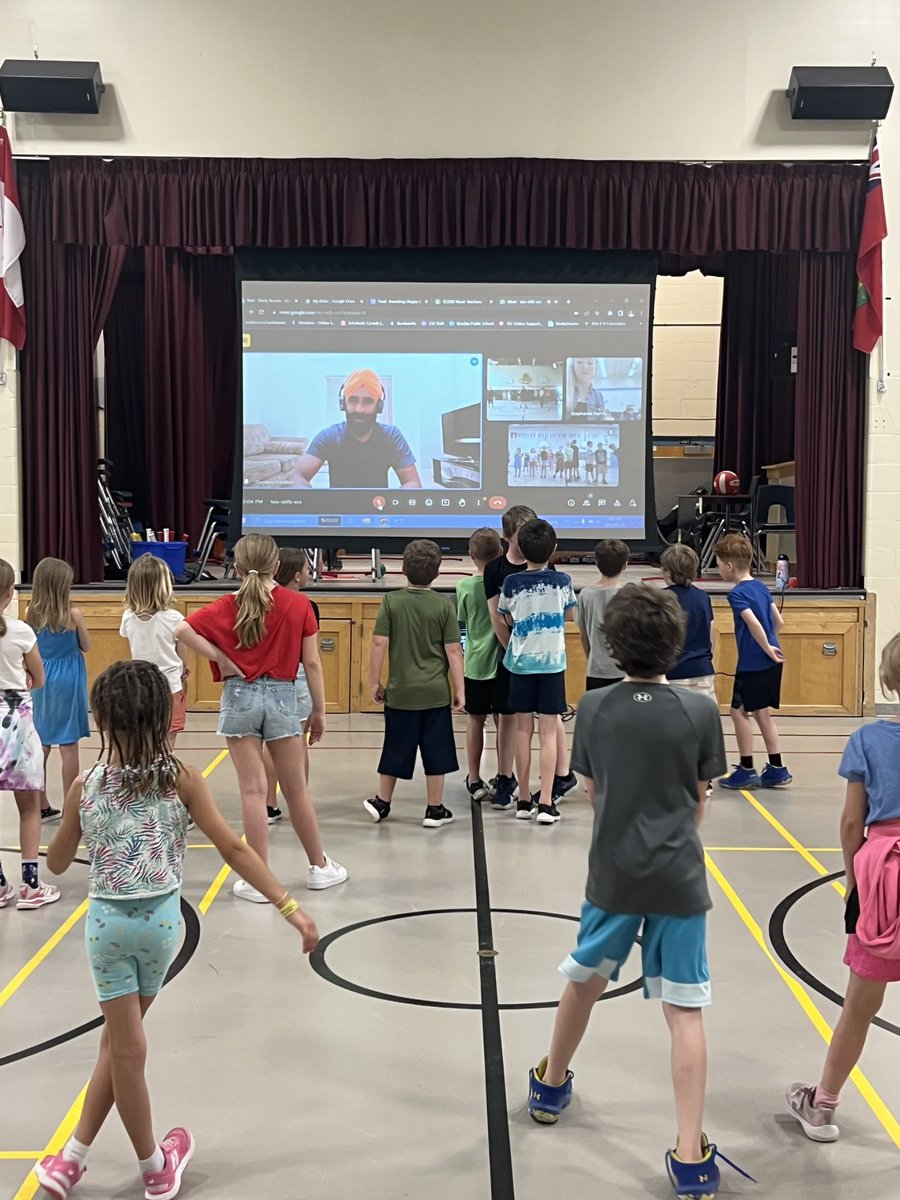 A_J_Golding's tweet image. Thanks to @gurdeepPandher for joining us all the way from the Yukon to teach about joy, hope and positivity through Bhangra dance!
@eastoroPS @brechinbobcats @hillsdaleES