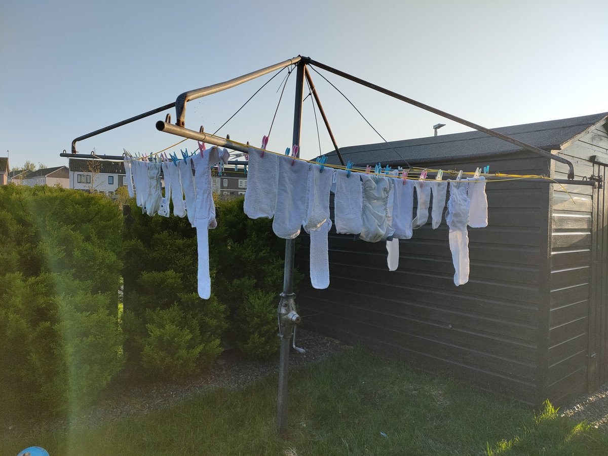 Why are nappies on the washing line just THE most satisfying thing 🤣