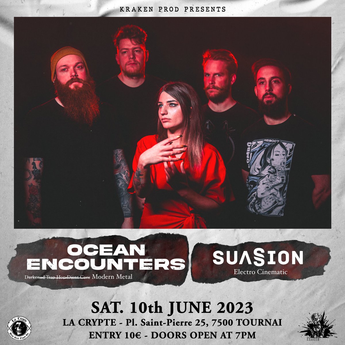 See you on June 10 at La Crypte (Tournai 🇧🇪) with Suasion ! 🥵 Will you be there ? 💥

Design made by David Stan ✨