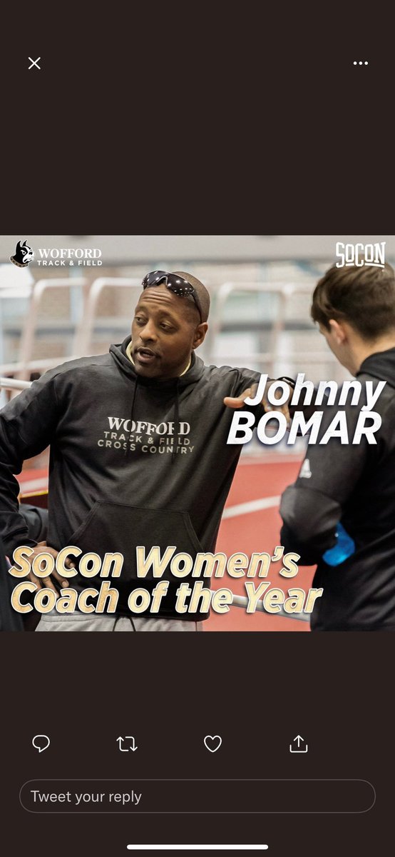 SoCon Womens Coach of the Year!