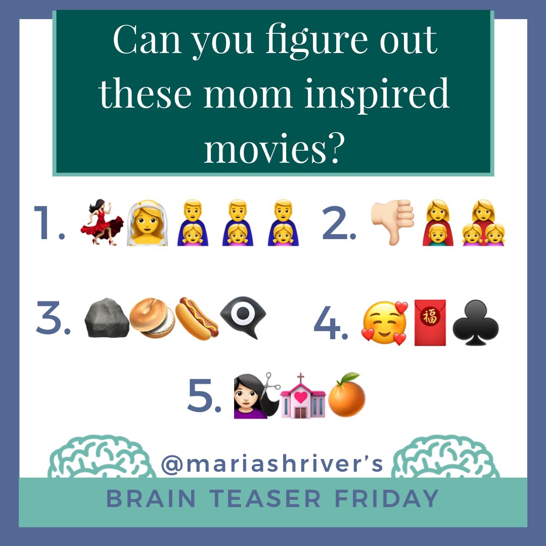 Maria Shriver on Twitter "It’s almost Mother’s Day, so today’s brain