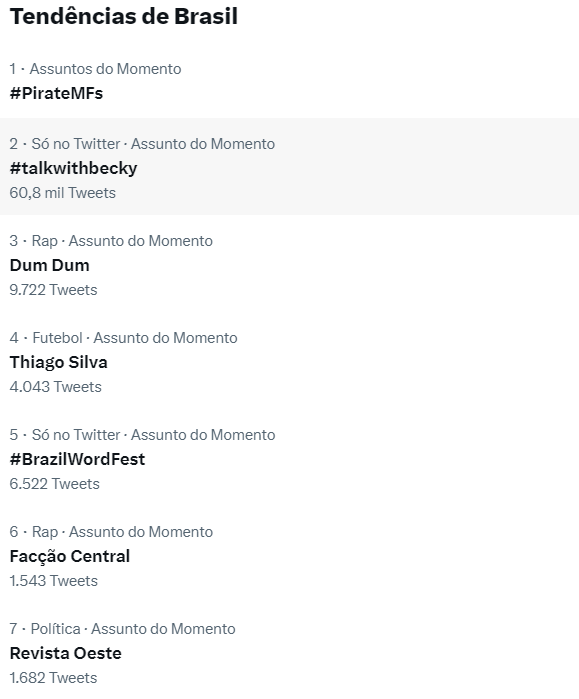 slpng_giants_pt's tweet photo. 🚨 GRAVÍSSIMO! Pela TERCEIRA VEZ o Twitter CENSURA as tags de apoio ao PL 2630!

As big techs estão tentando a todo custo esconder a vontade de quase 80% da população brasileira que diz SIM a regulação das plataformas!

Monitoramentos avançados da rede mostram que nossa tag está no 6º assunto mais comentado do país na plataforma, mas eles não querem que vocês vejam isso!

Não existe empresa maior que o povo, nós ajude a cobrar os deputados para aprovar O PL 2630 !
Comentem o máximo de vezes nesse tweet: REGULAÇÃO JÁ!  ✊🏽