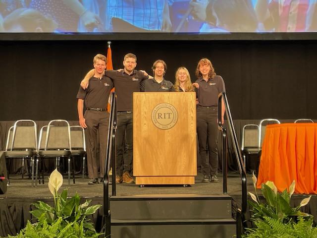 RITTechCrew's tweet image. The (audio/lighting) crew behind GPC ceremonies this year! #RITGrad #TC4L