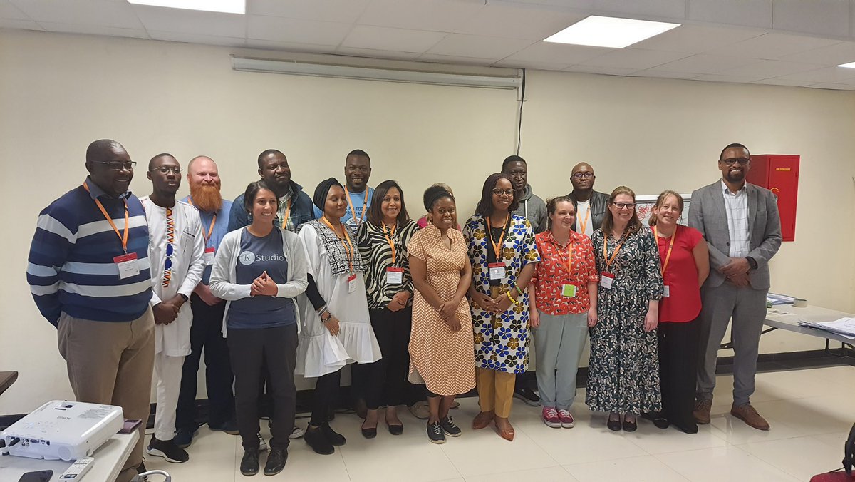 DrLMJackson's tweet photo. What can I say about our team of facilitators, just incredible. Months of collaborative work culminating in a fantastic African pathogen genomics capacity building workshop. Thank-you all! @EPHIEthiopia @COG_Train @eventsWCS @ExeterMed #pathogengenomicscapacity #scienceisglobal https://t.co/cfQuSH2mmq